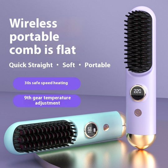 Charging Mini Convenient Wireless Hair Straighteners