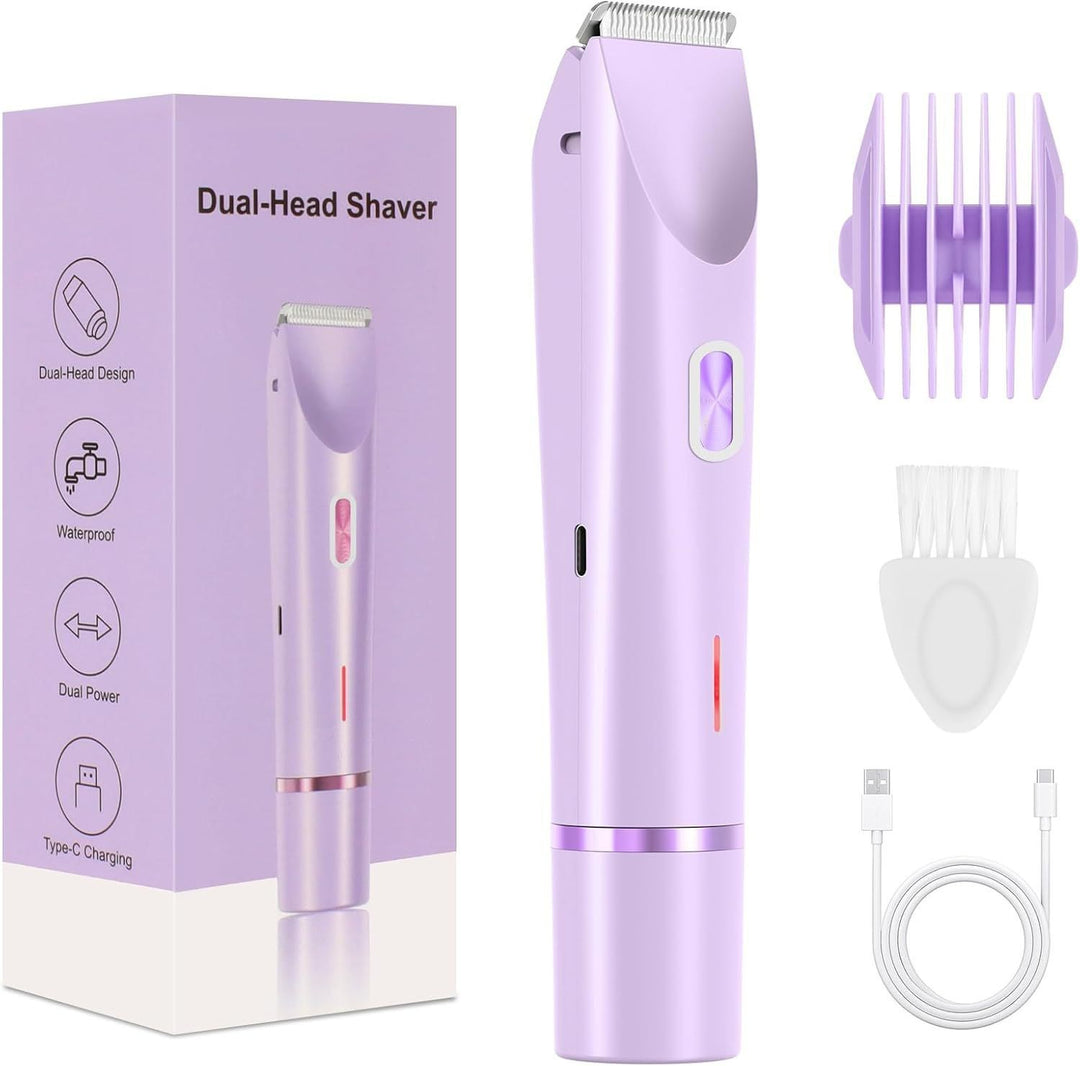 Electric Epilator Womens Dual-Head Hair Remover