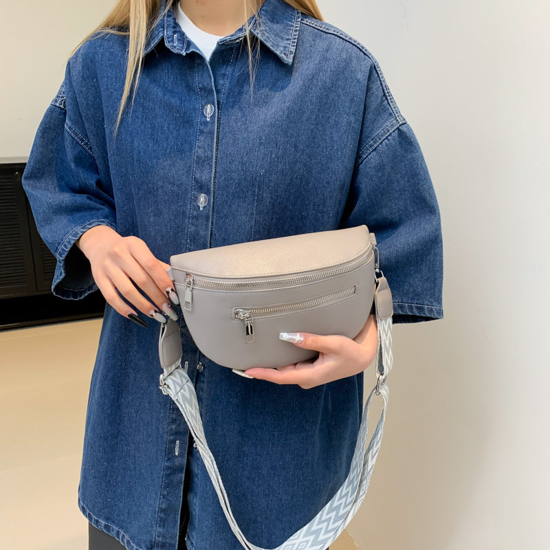 Soft Leather Shoulder Crossbody Bag