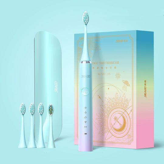 Fully Automatic Soft Bristle Rechargeable Electric Toothbrush