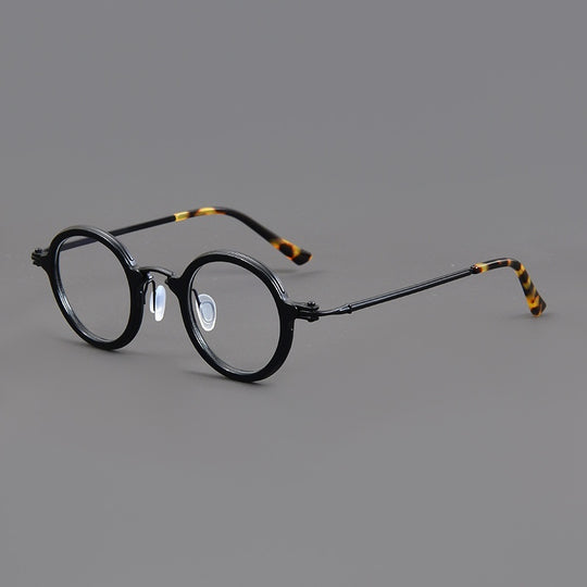 Pure Titanium Fashion Retro Trend Anti-blue Light Glasses