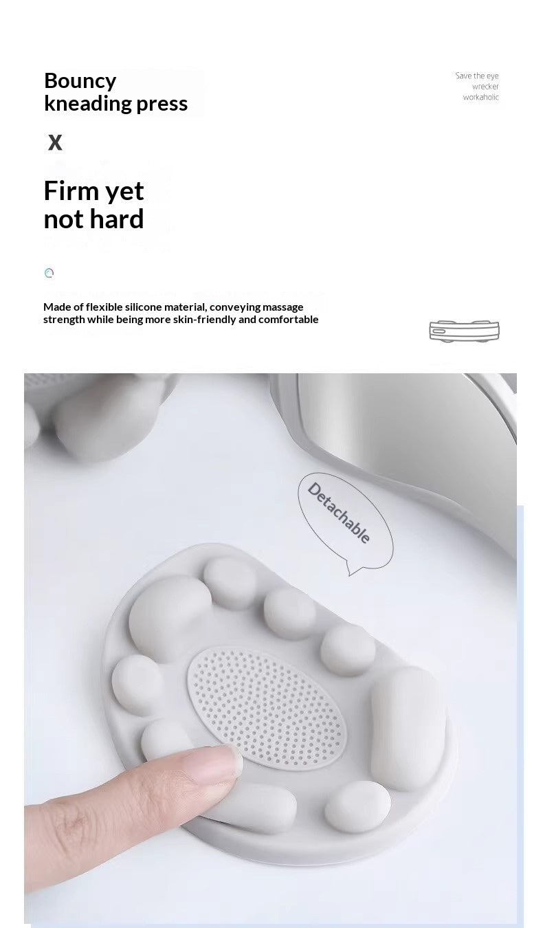 Smart Massage Device Acupoint Music Heat Therapy Fatigue-Relief Eye Mask