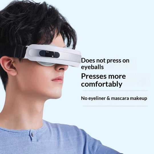 Smart Massage Device Acupoint Music Heat Therapy Fatigue-Relief Eye Mask